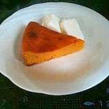 もっちり食感　かぼちゃと豆腐のヘルシーケーキ
